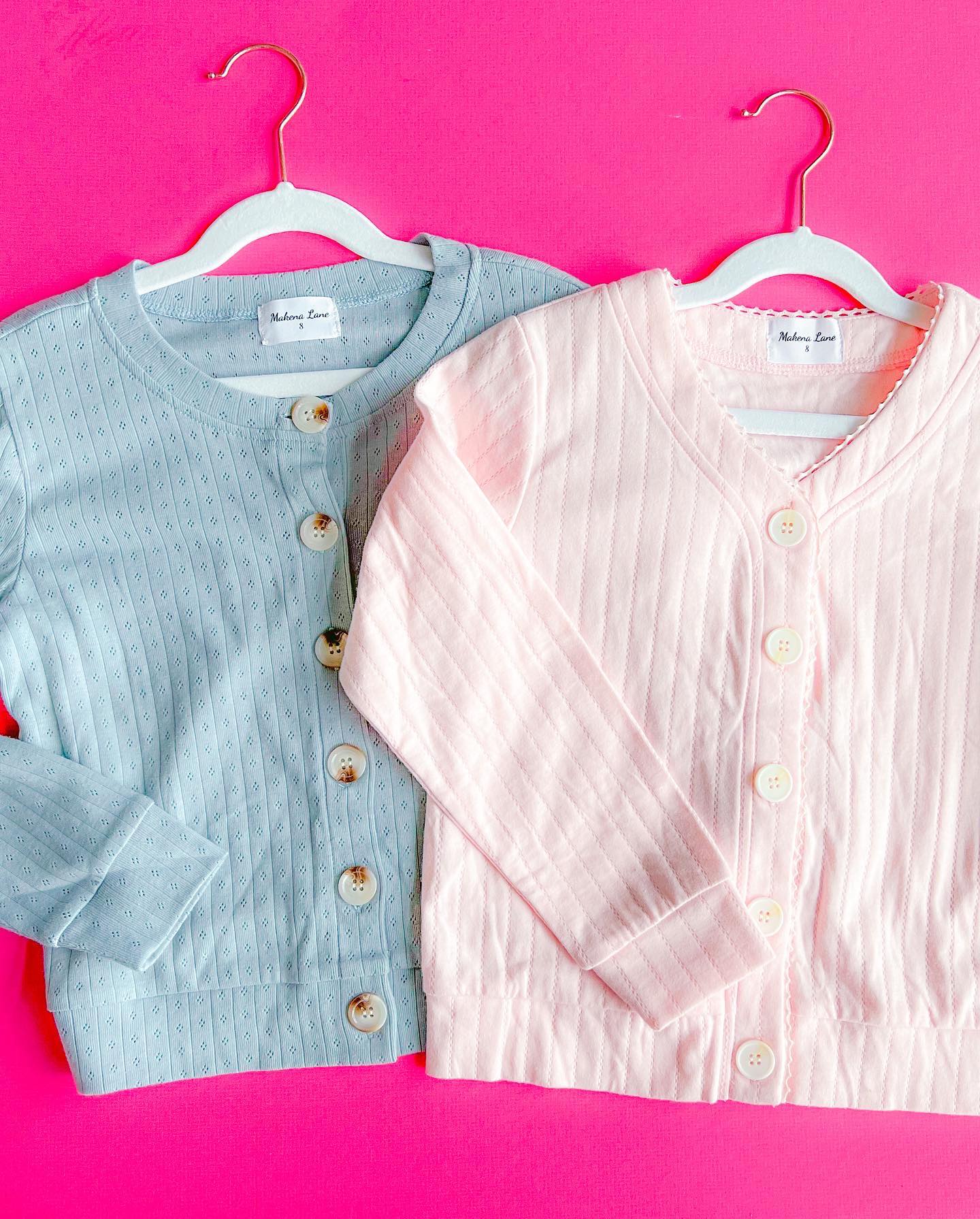 Pointelle Stripes cardigans- 6 colors