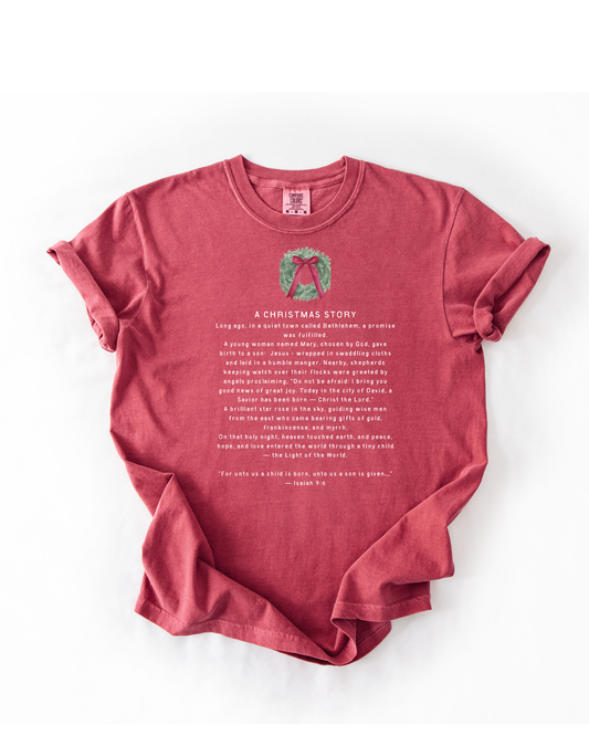 A Christmas Story - Isaiah 9:6 Adult Tee