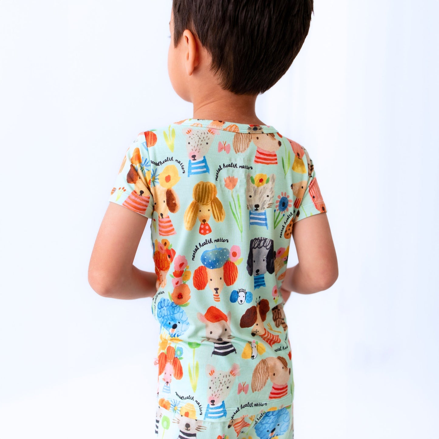 The Second-Skin 2-Piece Pajama | Mindful Doggos | "Mental Health Matters"