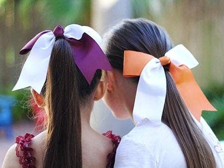 School Spirit Cheer Bows: Game Day