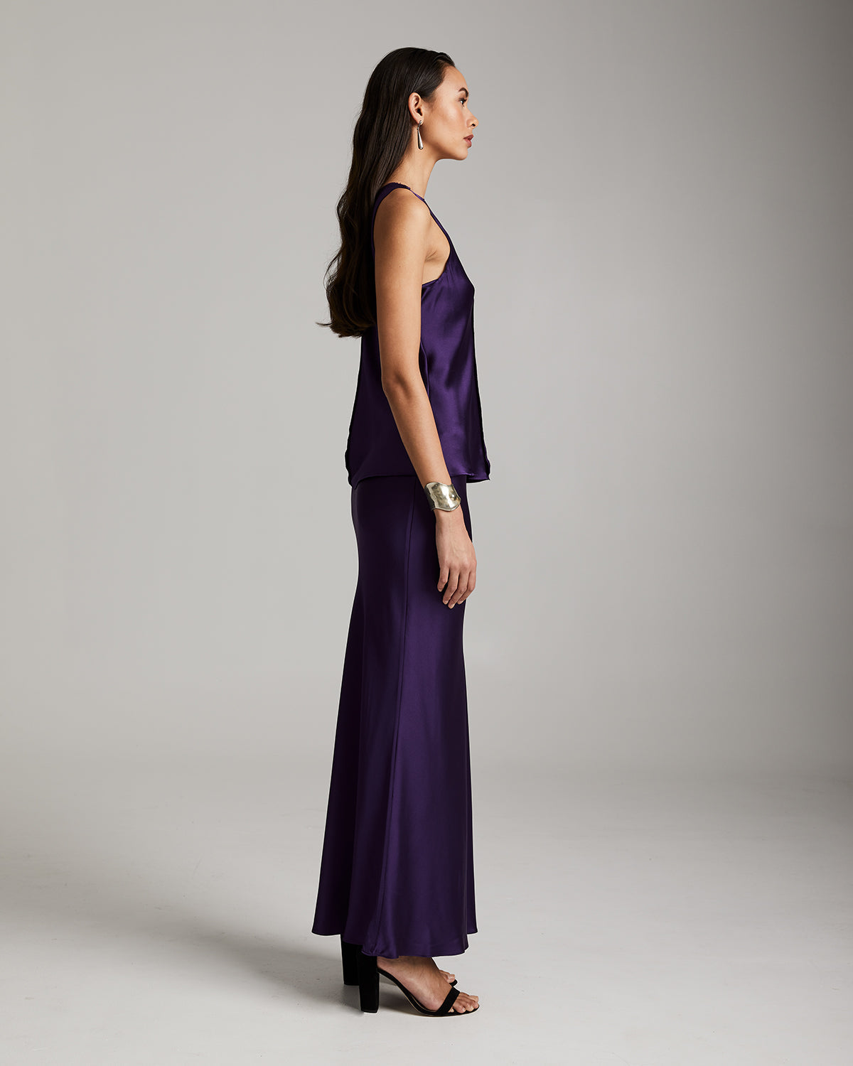 Silk Raw Edge Tank - Core