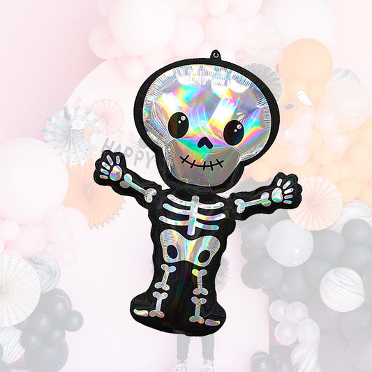 Iridescent Skeleton Balloon