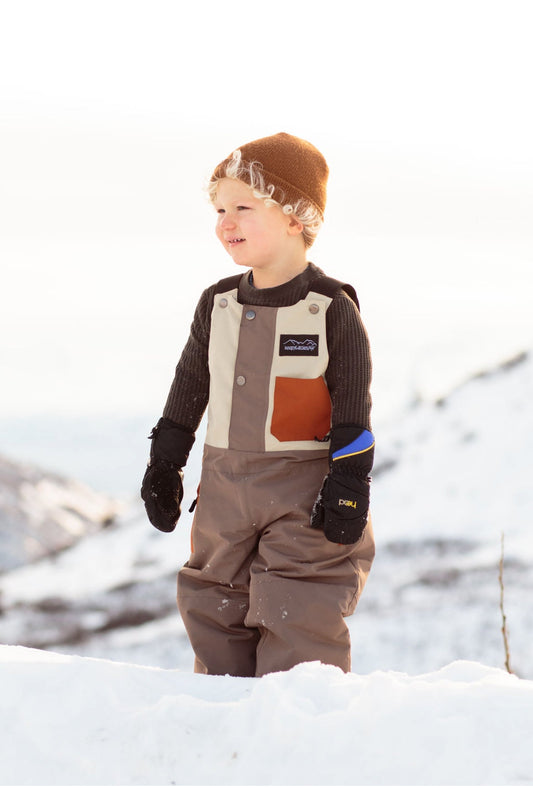 Waterproof Snow bib for youth and toddler