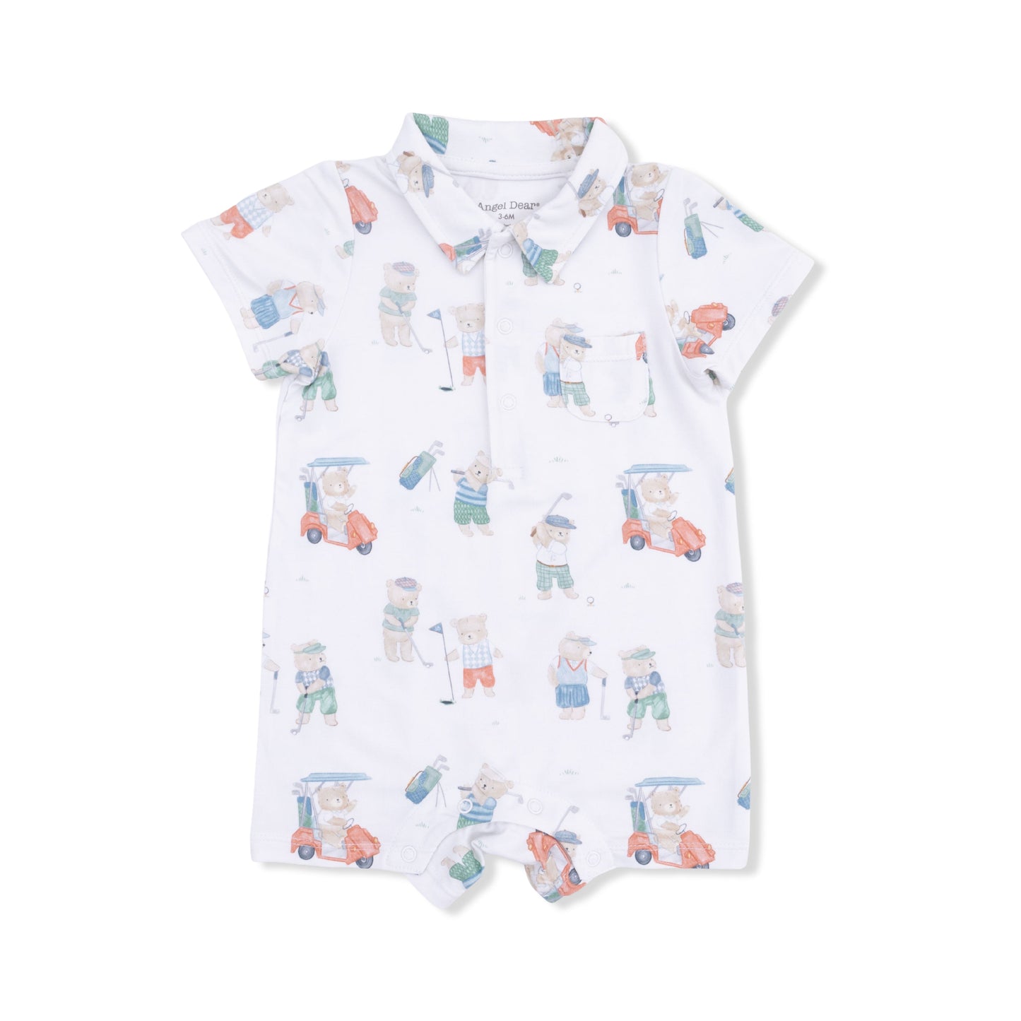 Golfing Teddy Bears - Polo Shortie