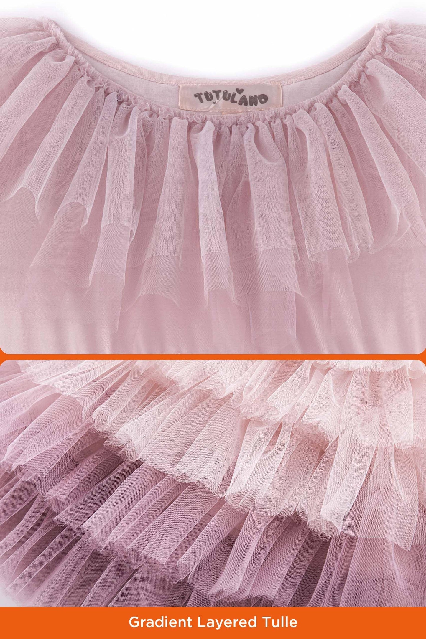 Gradient Tiered Tulle Fairy Princess Dress