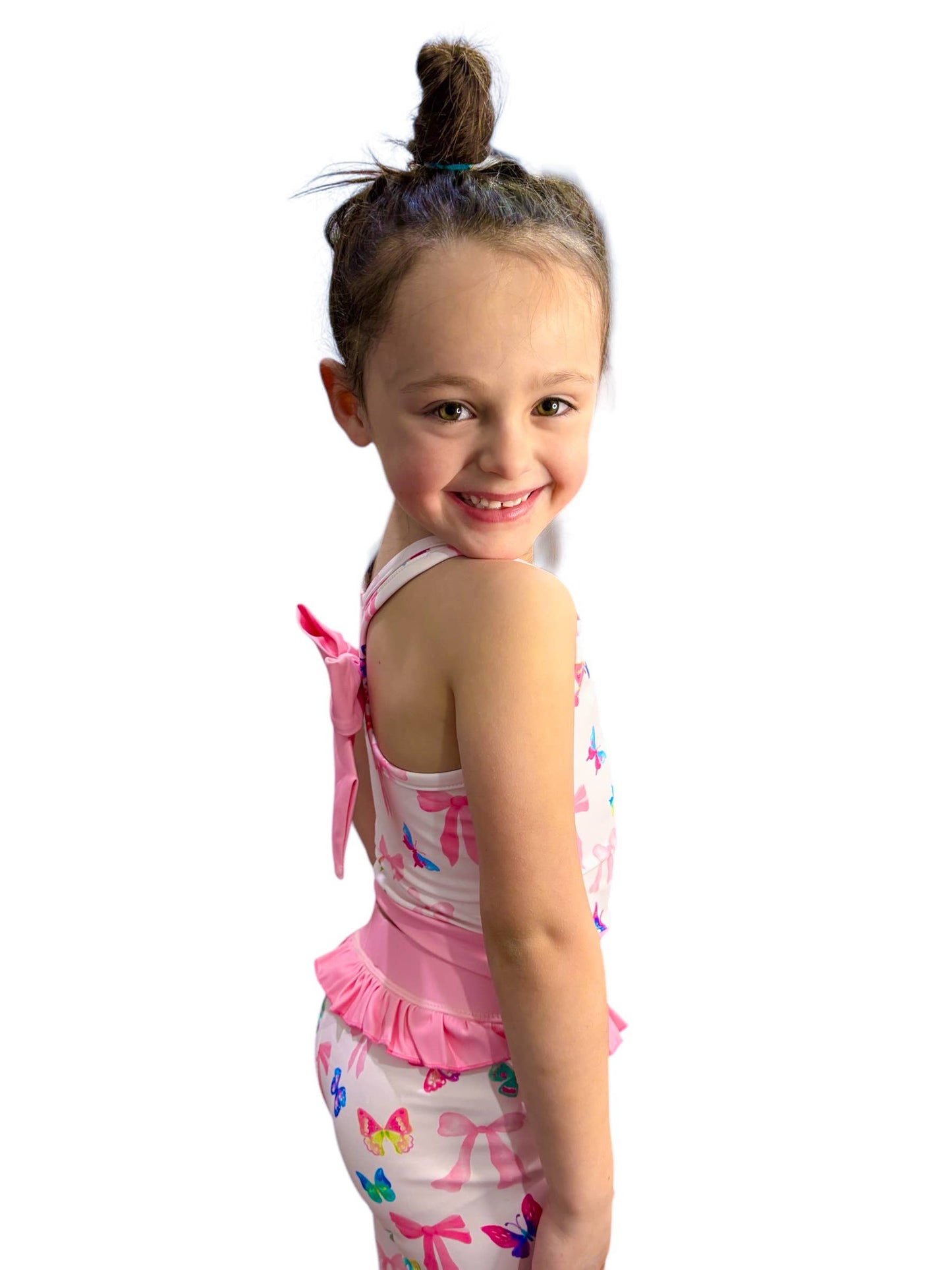 Bow and Butterfly Athletic Set