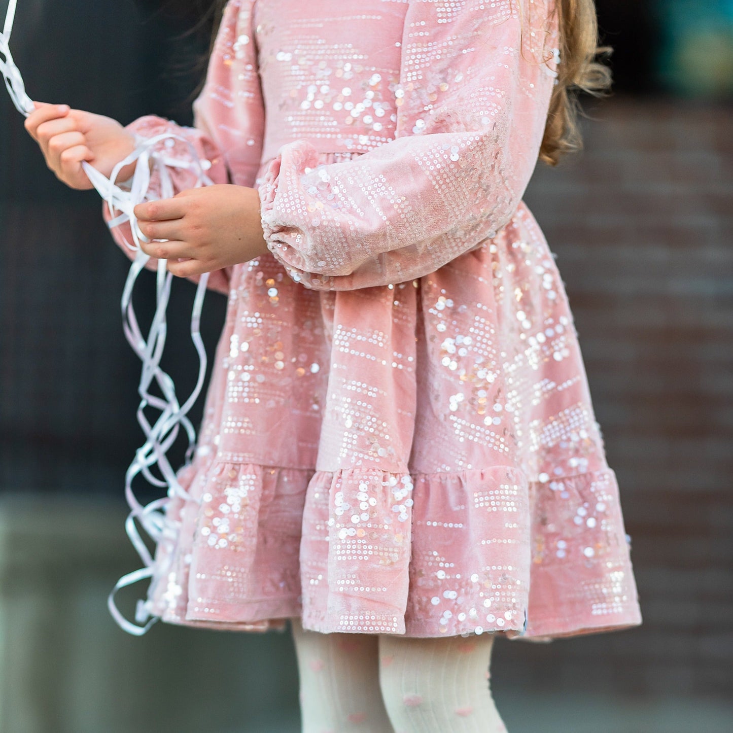 Pink Velvet Celebration Dress