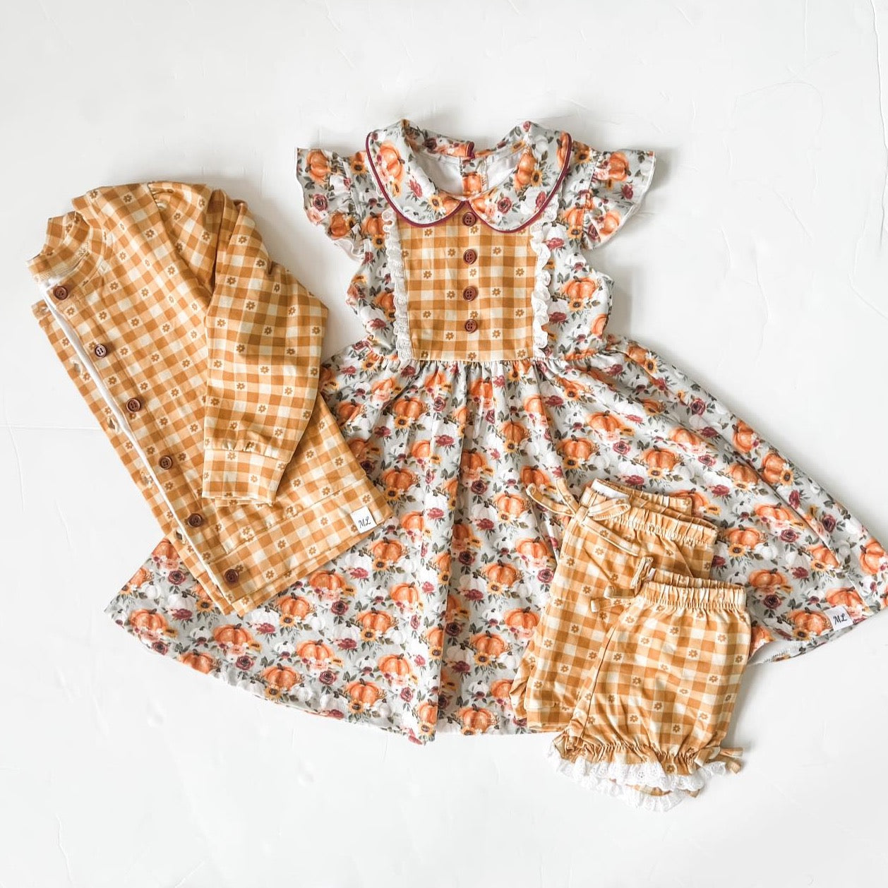 Mustard Gingham Cardi