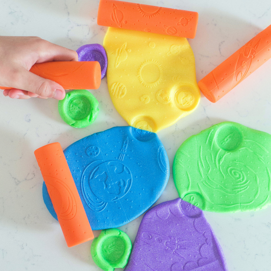 Space Play Dough Rollers (set of 4)