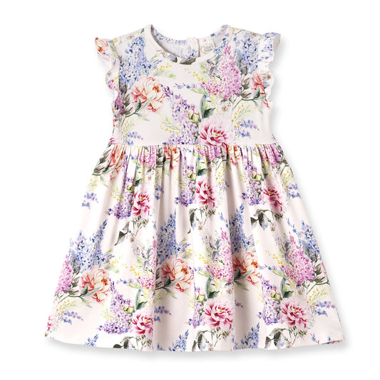 Watercolor Floral Bamboo Dress