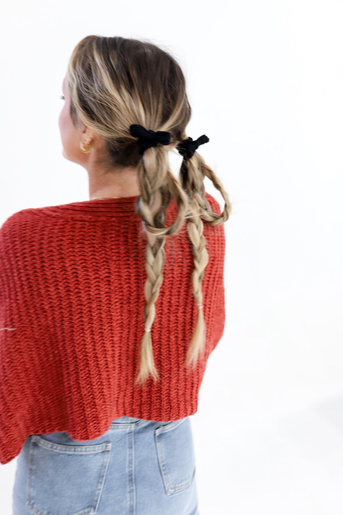 BOW SLICK BACK PONYTAILS (PACK OF 3)