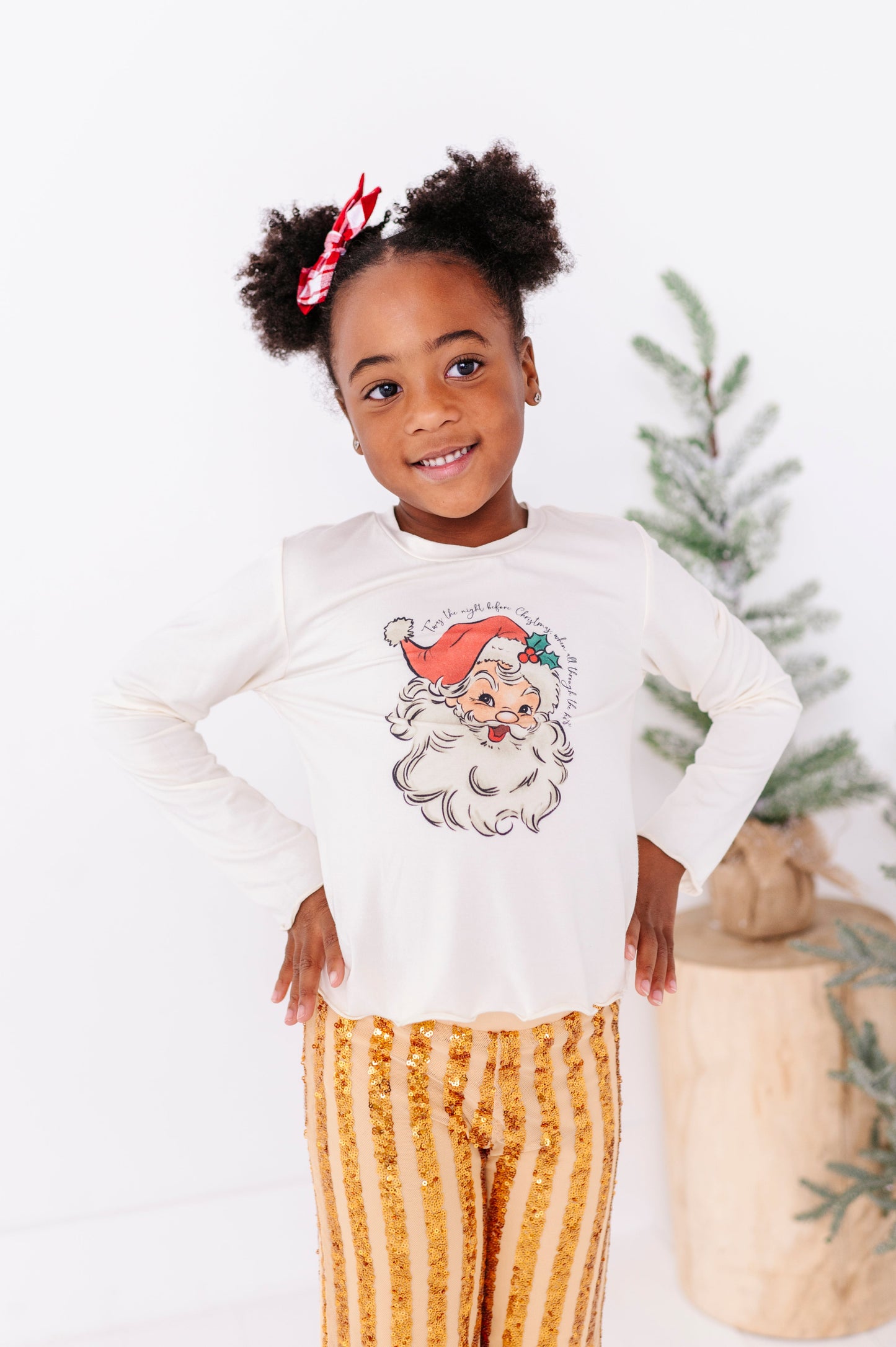 Jolly Santa | Bamboo Long Sleeve Shirt