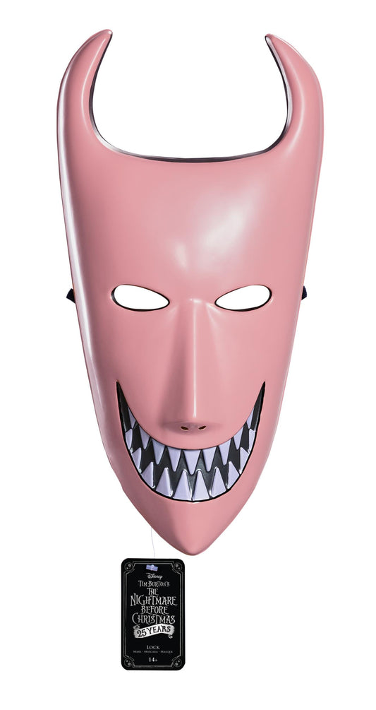 Disney Nightmare Before Christmas Pink Lock Grin Mask