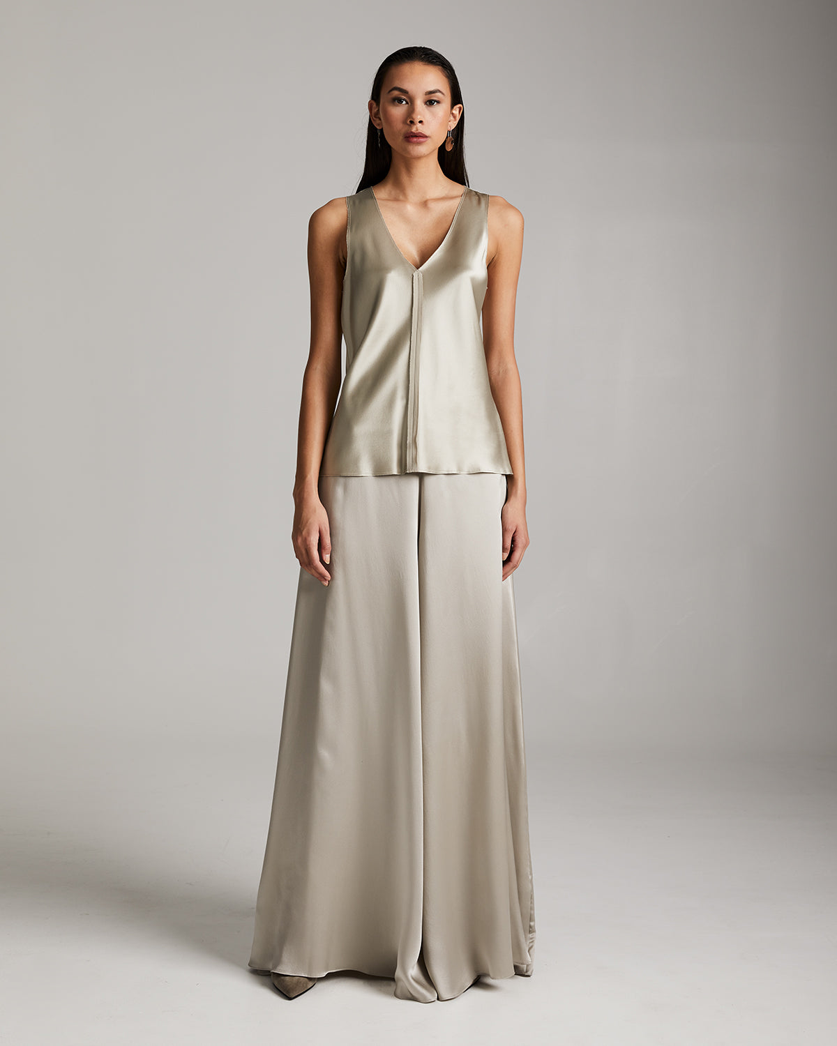 Silk Raw Edge Tank - Core