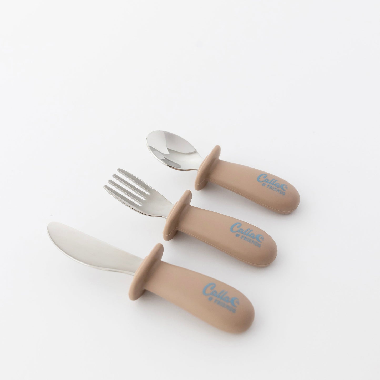 Silicone & Stainless Steel Toddler Utensil Set
