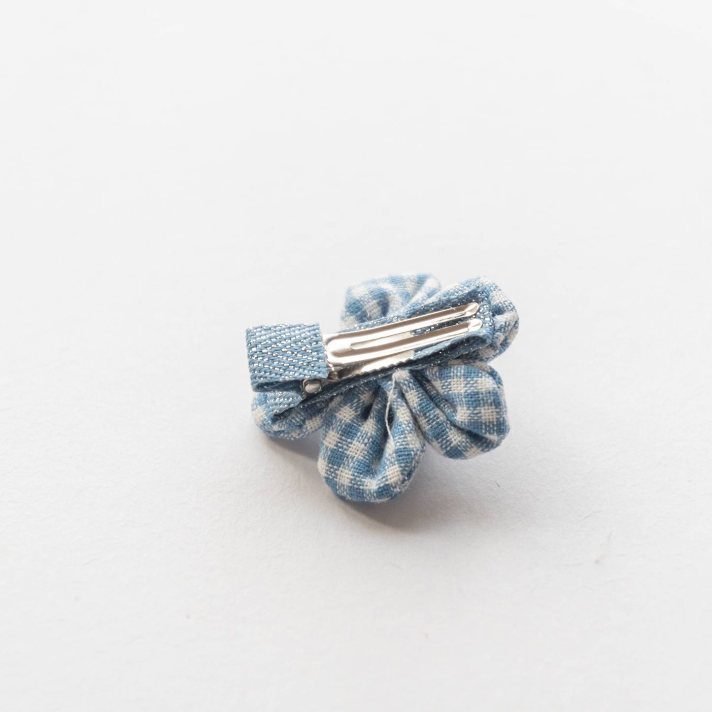 Gingham Flower Hair Clips Bundle | Set of 4