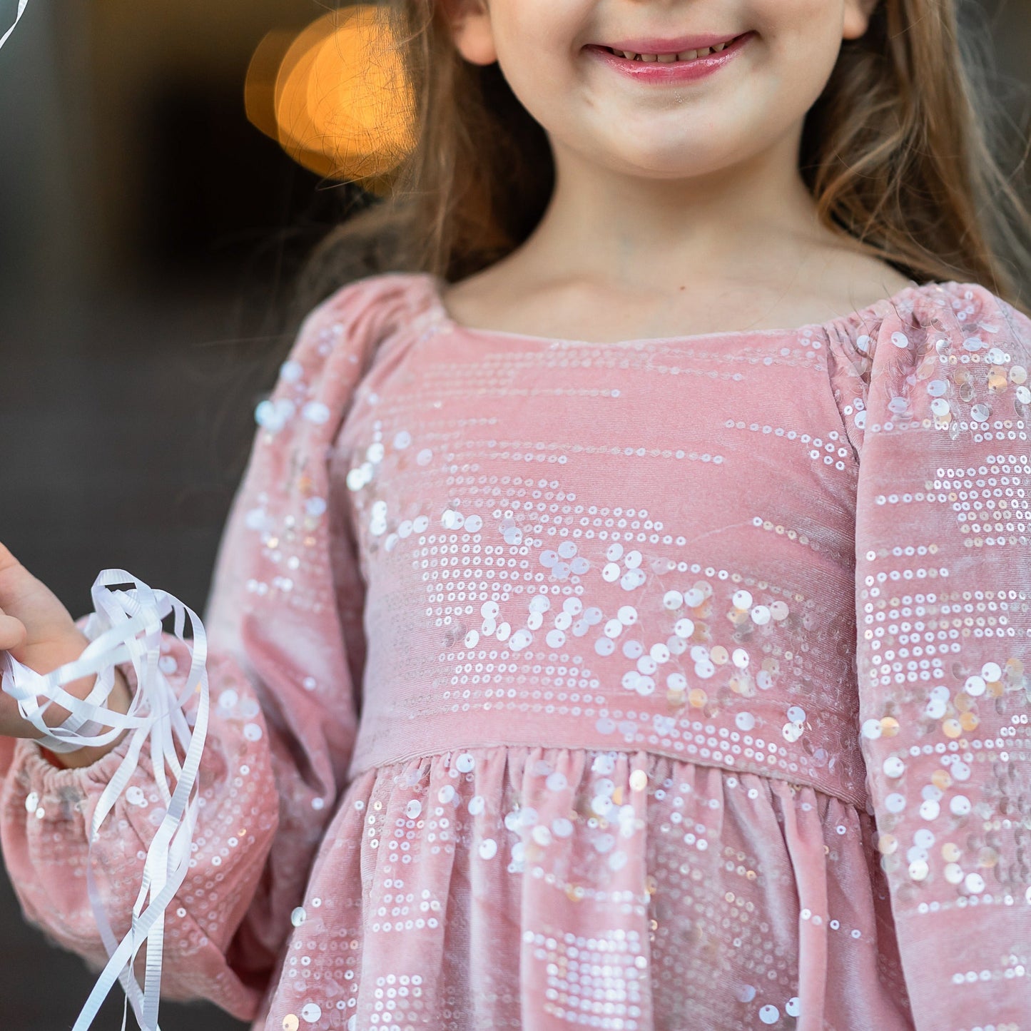 Pink Velvet Celebration Dress