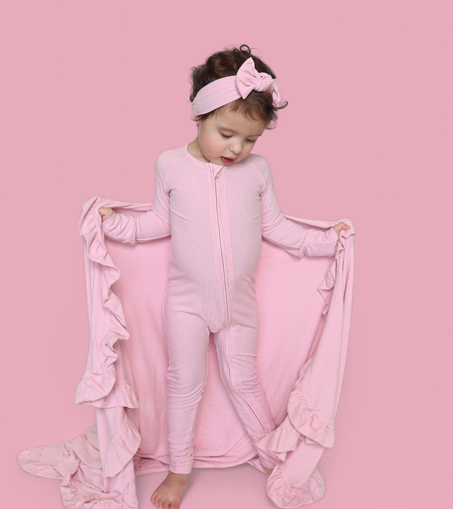 PINK ROSE DREAM ROMPER