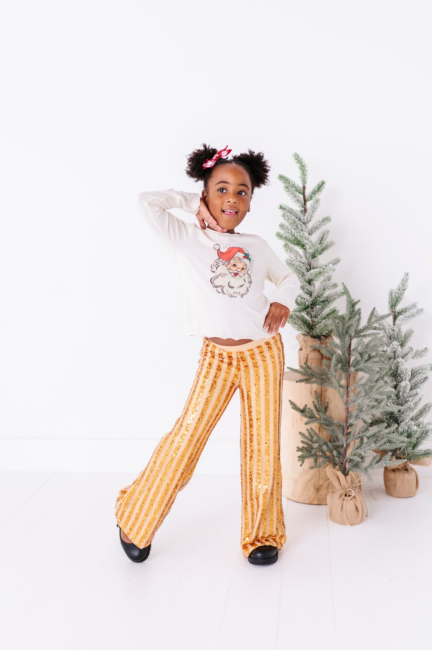 Jolly Santa | Bamboo Long Sleeve Shirt