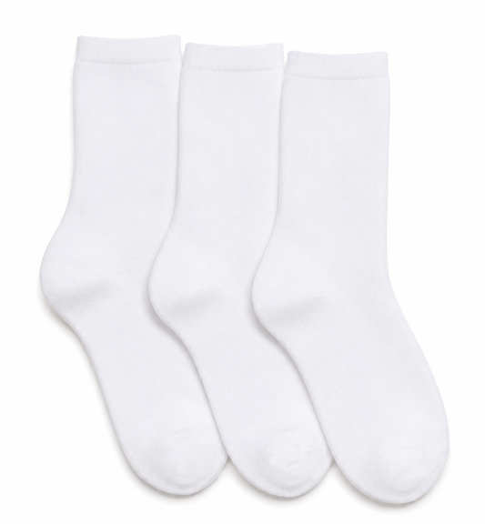 CREW 3- Pack Seamless Toe Socks great with Sensory Sensitivities