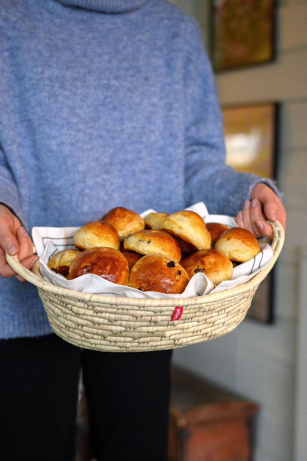 Others Oval Basket with Handles