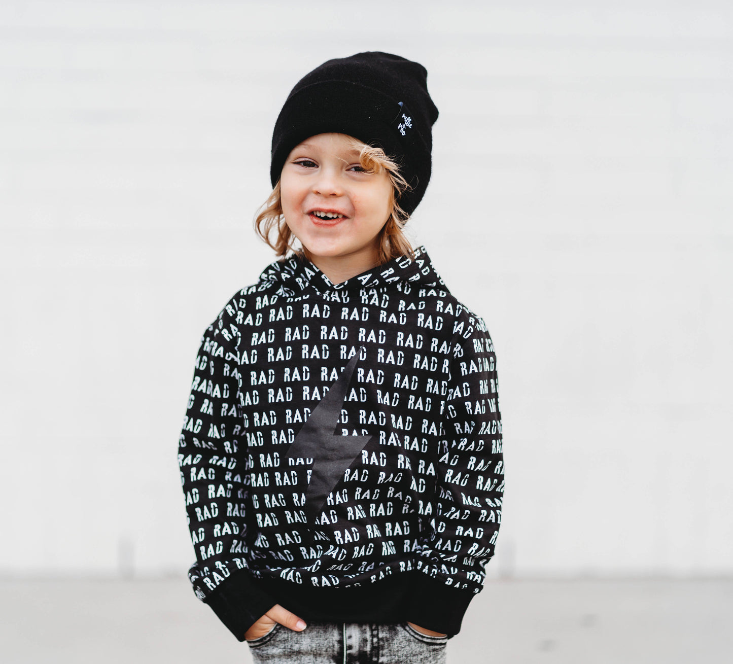 Kids Raddest Bolt Bamboo Hoodie
