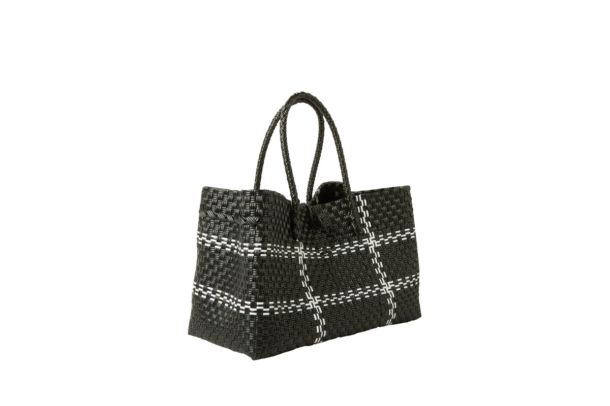 The Midi Piper Handwoven Tote · Recycled Plastic