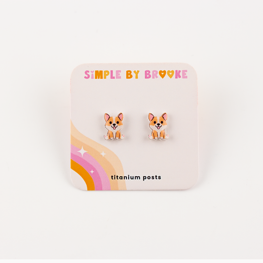 Corgi Earrings