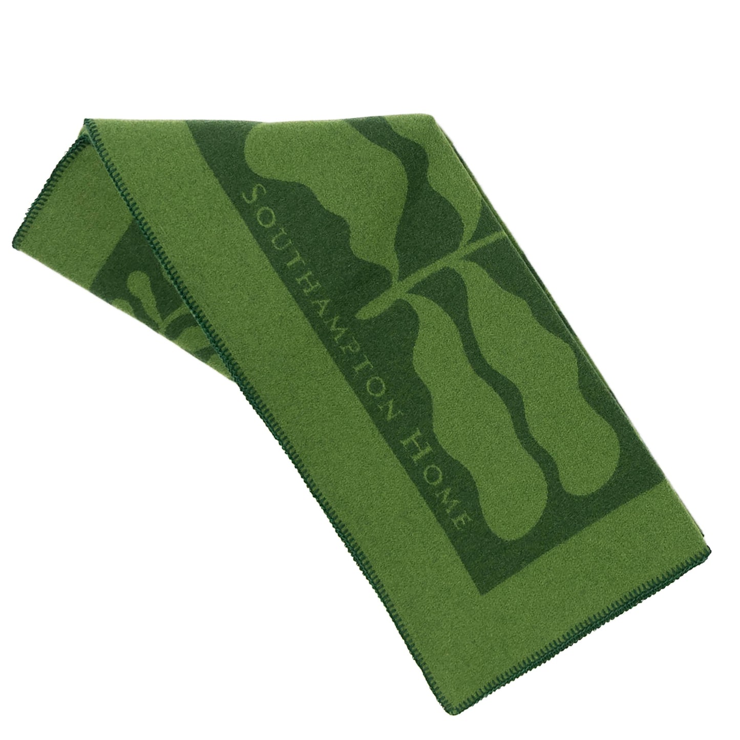 Southampton Home Merino Wool Fleece Throw - Leaf