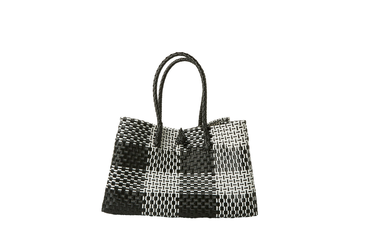 The Midi Piper Handwoven Tote · Recycled Plastic