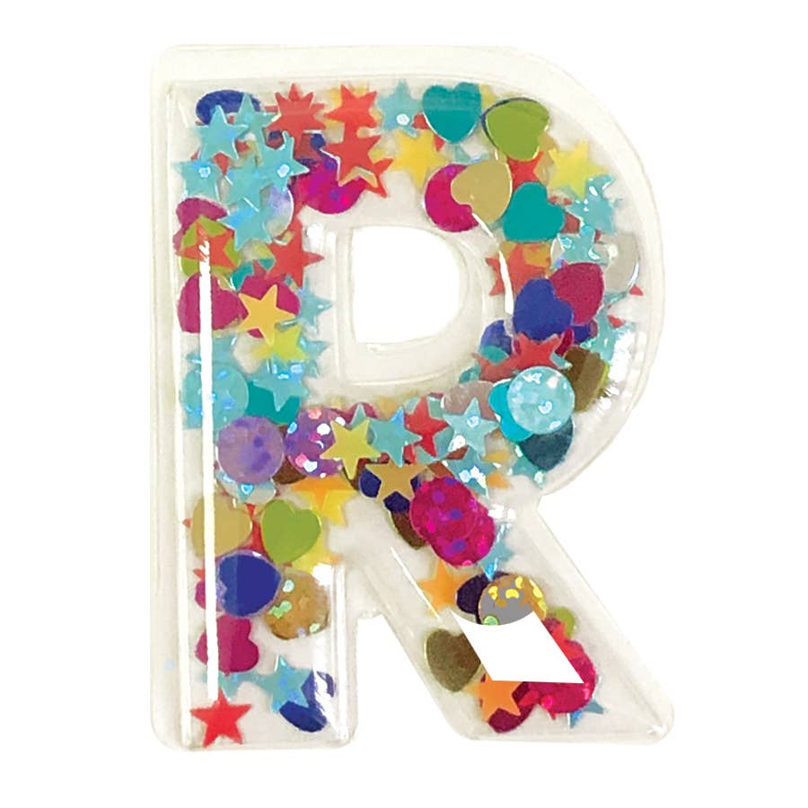 R Confetti Sticker Patch