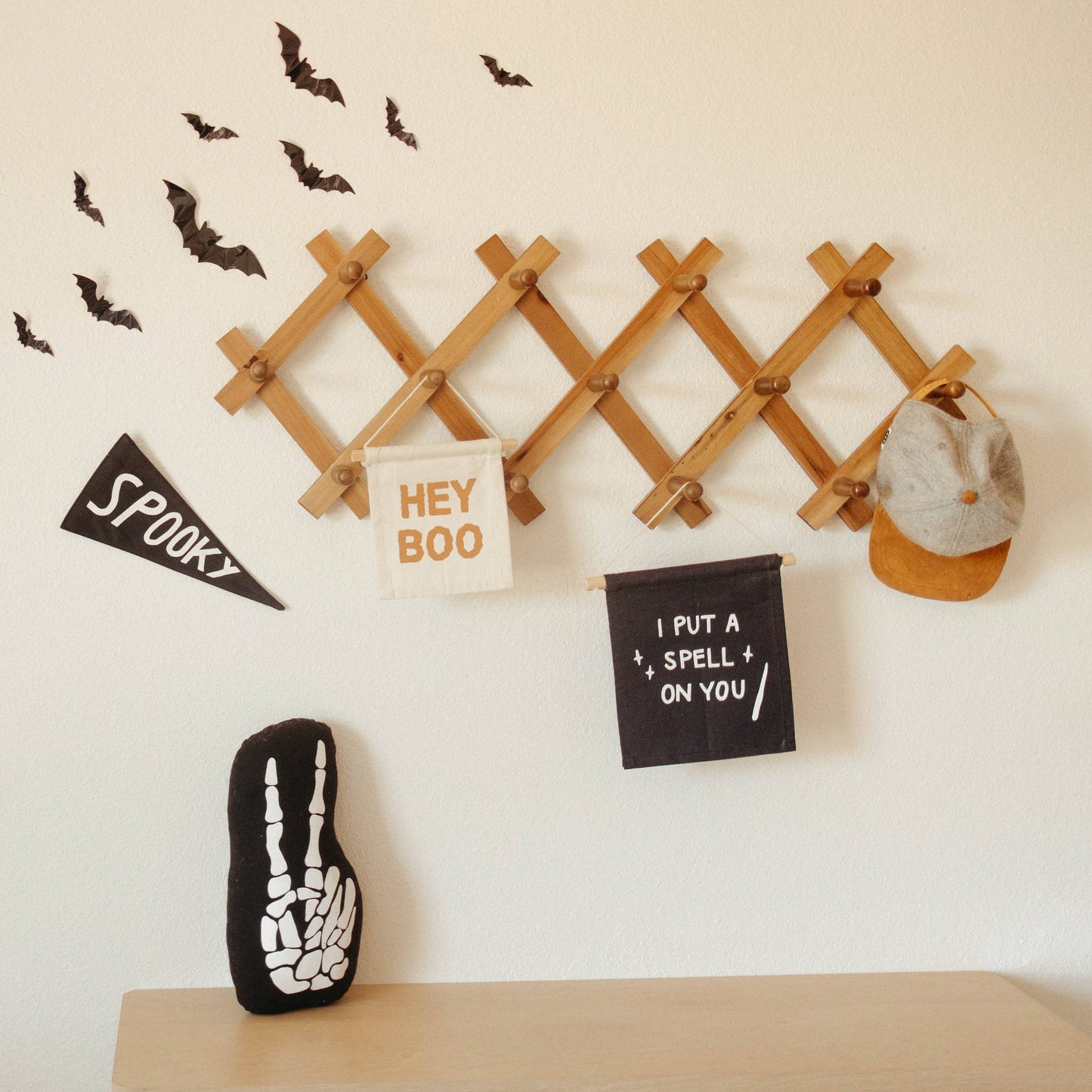 I put a spell on you hang sign