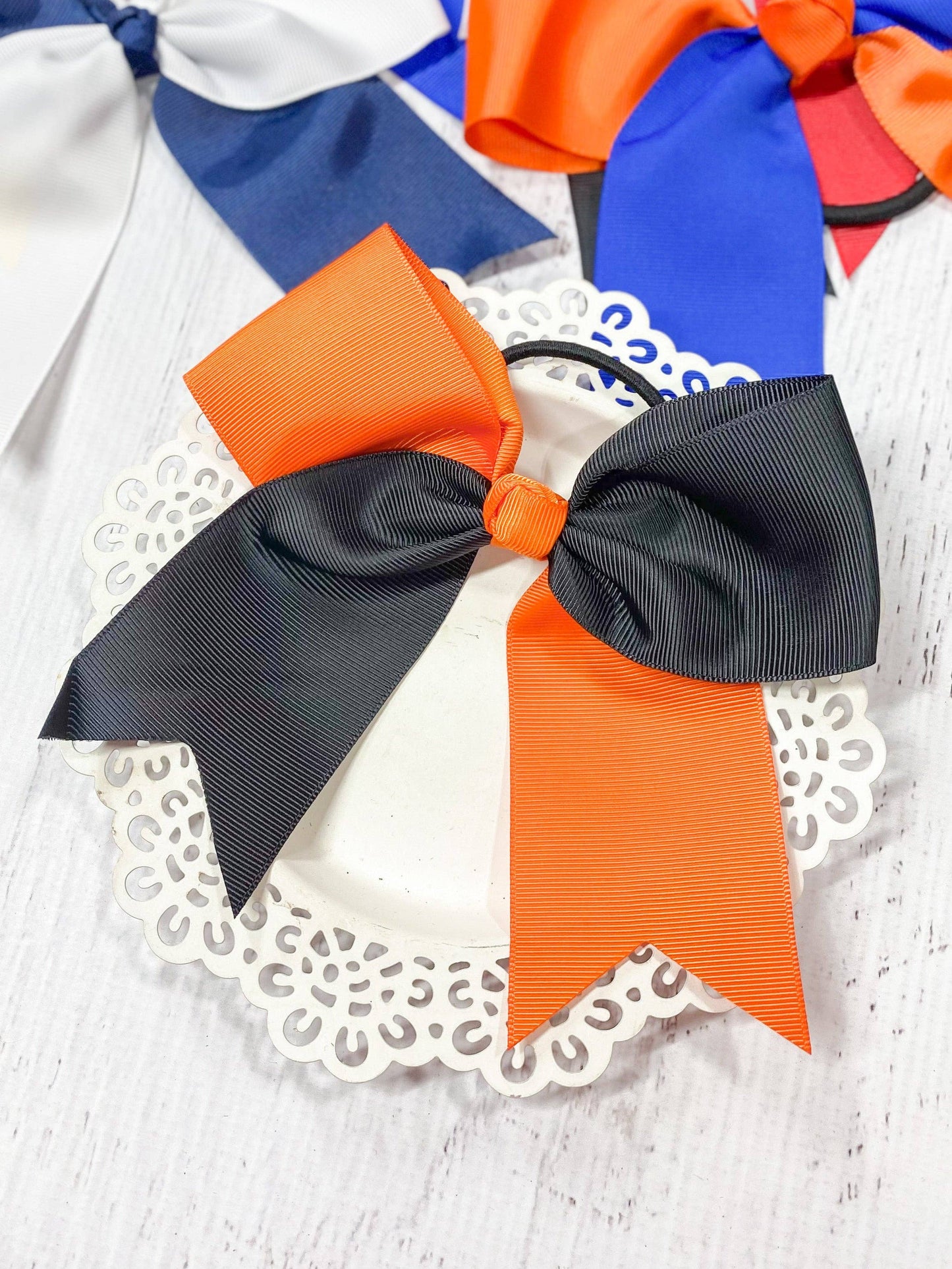 School Spirit Cheer Bows: Game Day