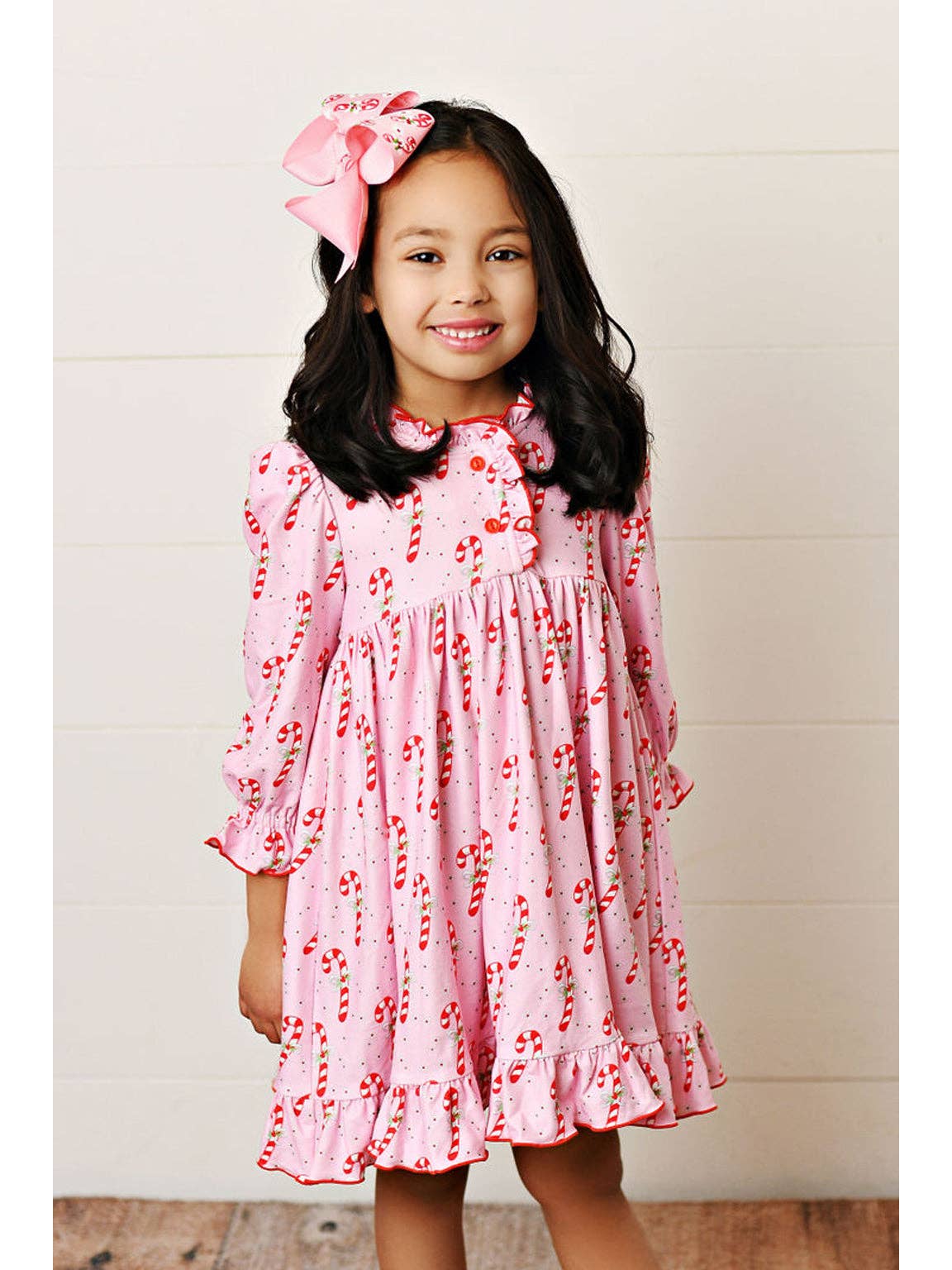 Candy Cane Butterknit Play Dress