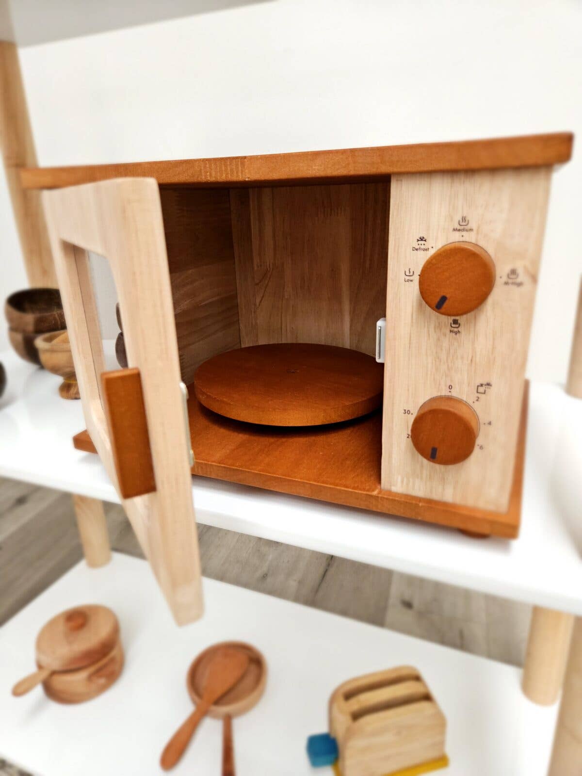 Wooden Microwave Oven