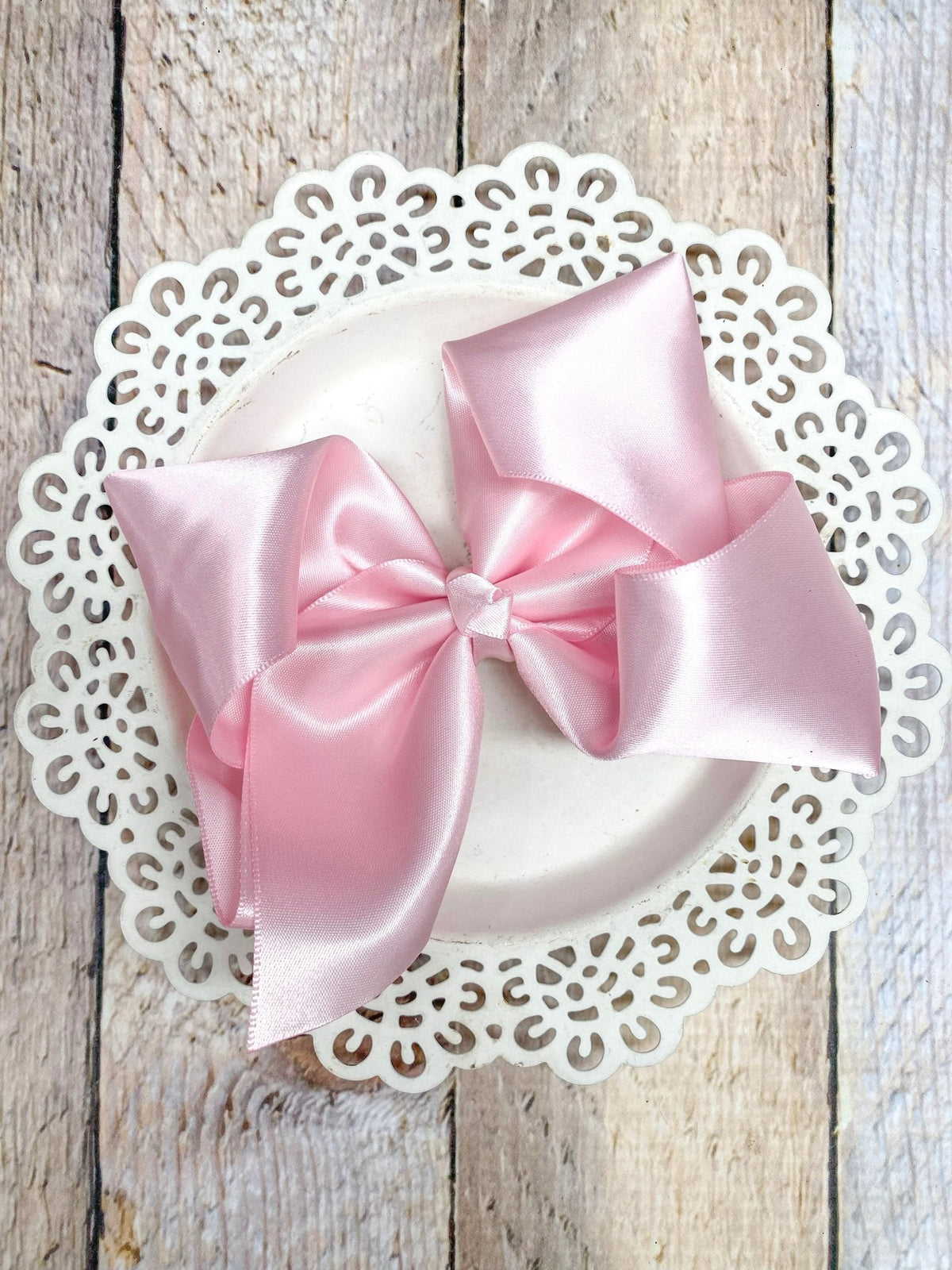 Classic Satin Hair Bows- 4.5"
