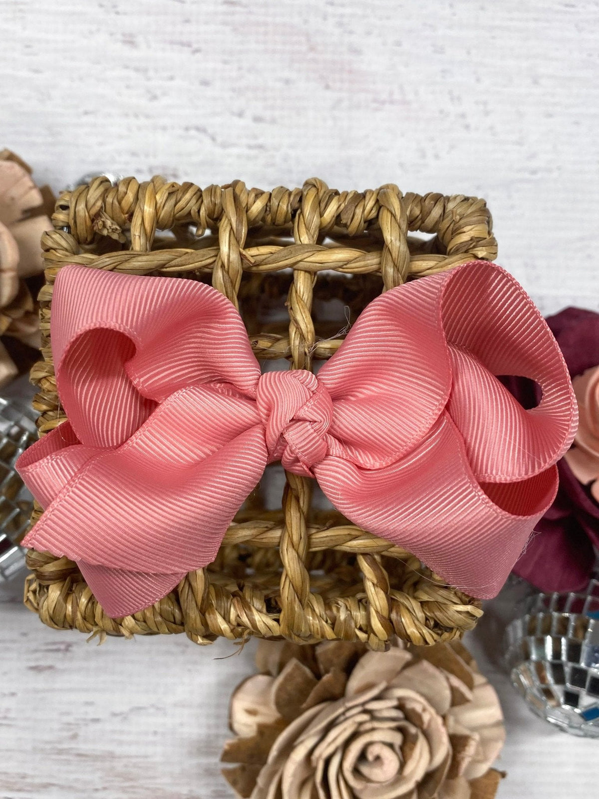 Essential Grosgrain Hair Bow - Alligator Clip - 4"
