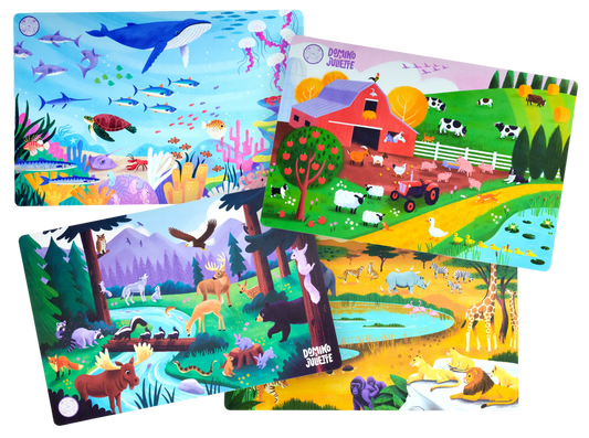 4-Pack Placemat Bundle: “Farm Sea to Shining Sea”