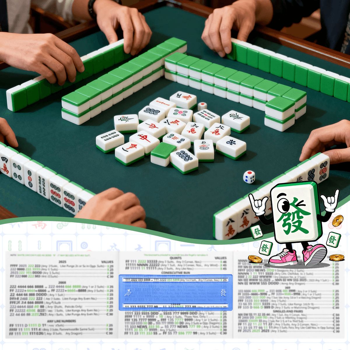 Charleston South Carolina Mahjong Card Holders Rainbow Row Watercolor Designed with Line Finder