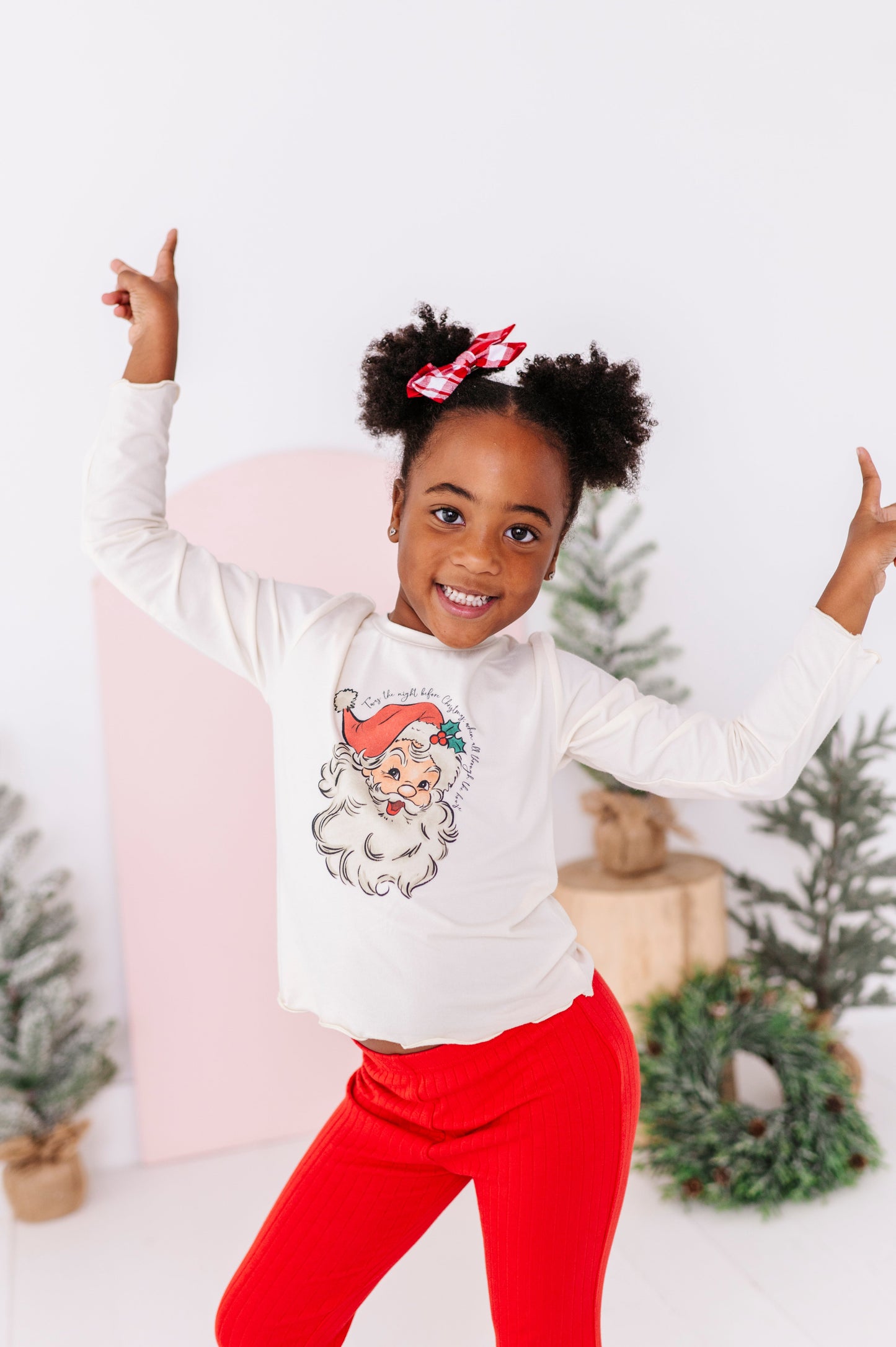 Jolly Santa | Bamboo Long Sleeve Shirt