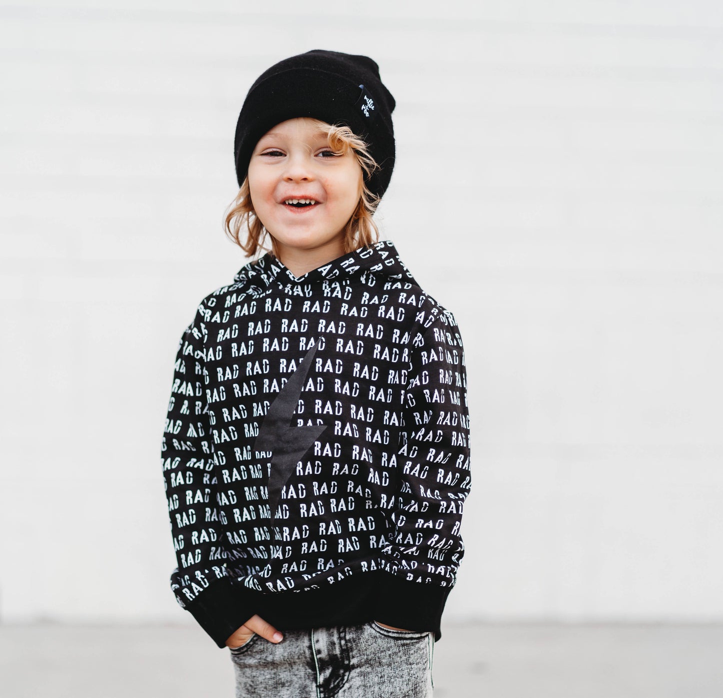 Kids Raddest Bolt Bamboo Hoodie