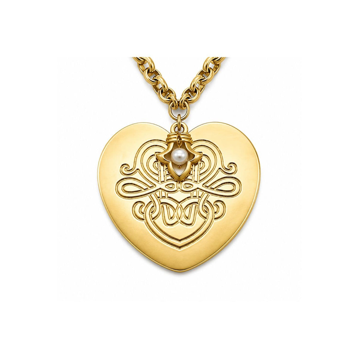 The Valora Heart Pearl Necklace - Pre Order