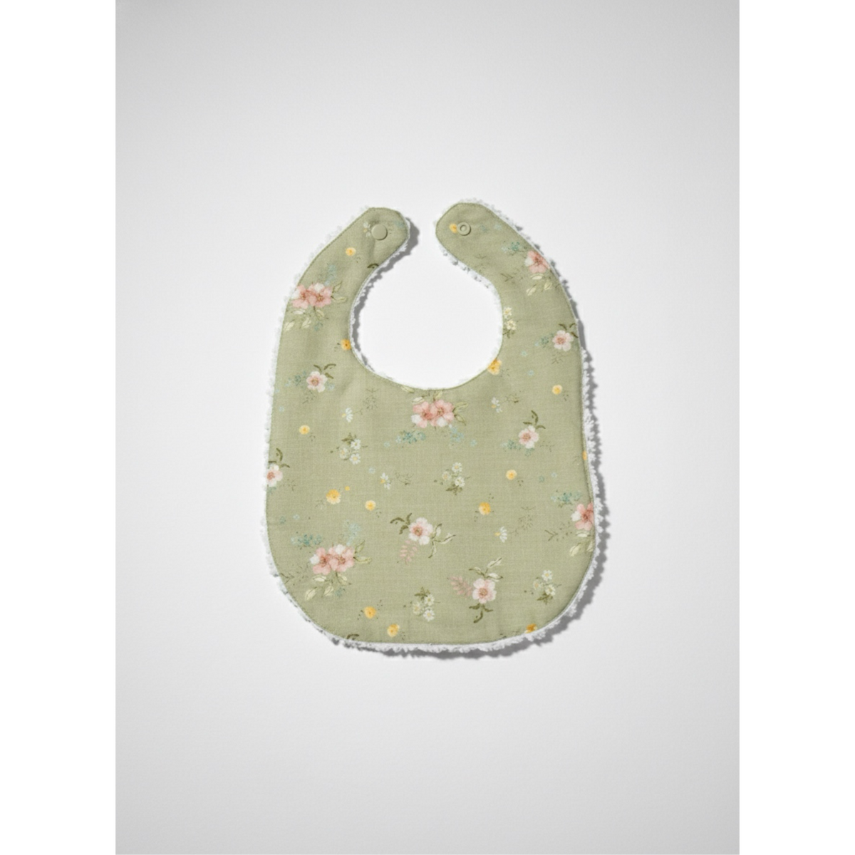 Layette Linen Bib – Hedgerow Floral