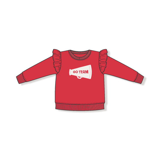 Ruffle Megaphone Sweatshirt