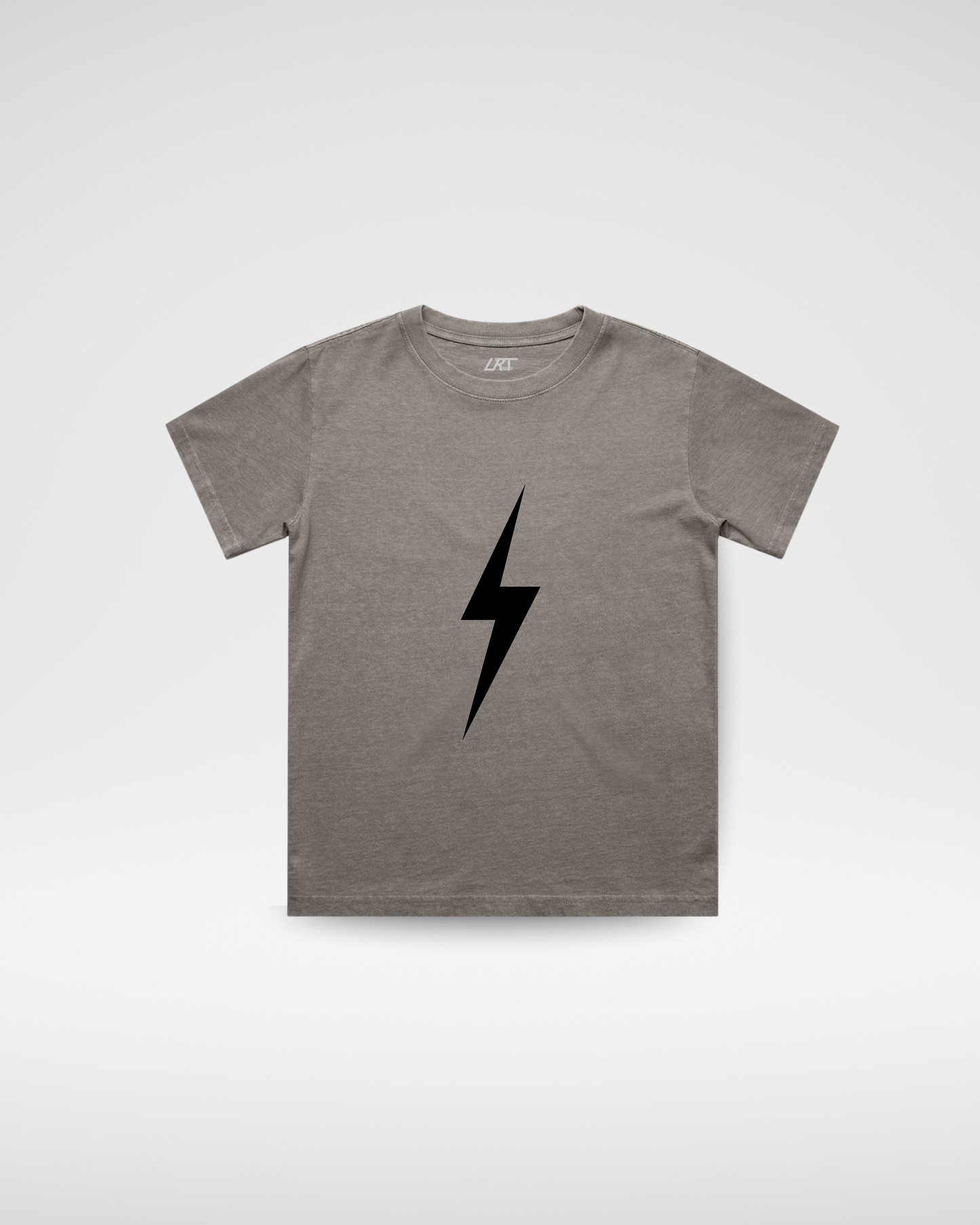 DARK NAVY BOLT TEE - FADED GRAY