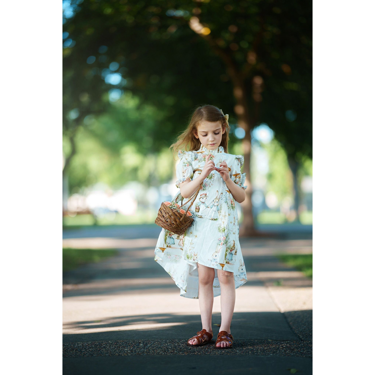 Aoki Dress-Bramble Rabbit Short Sleeve
