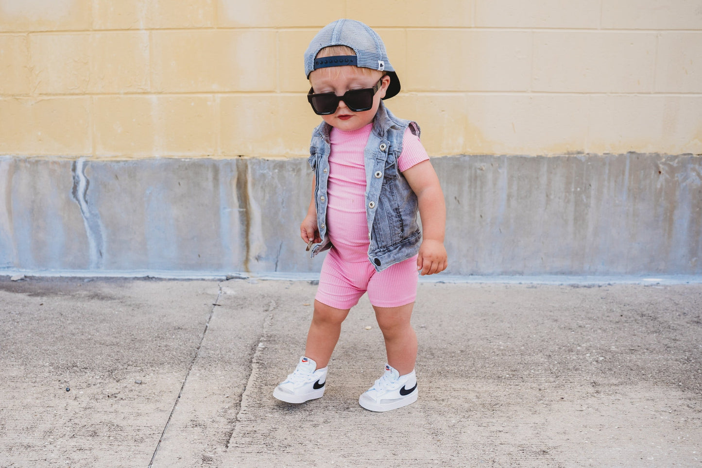 BUBBLEGUM RIB DREAM SHORT SET