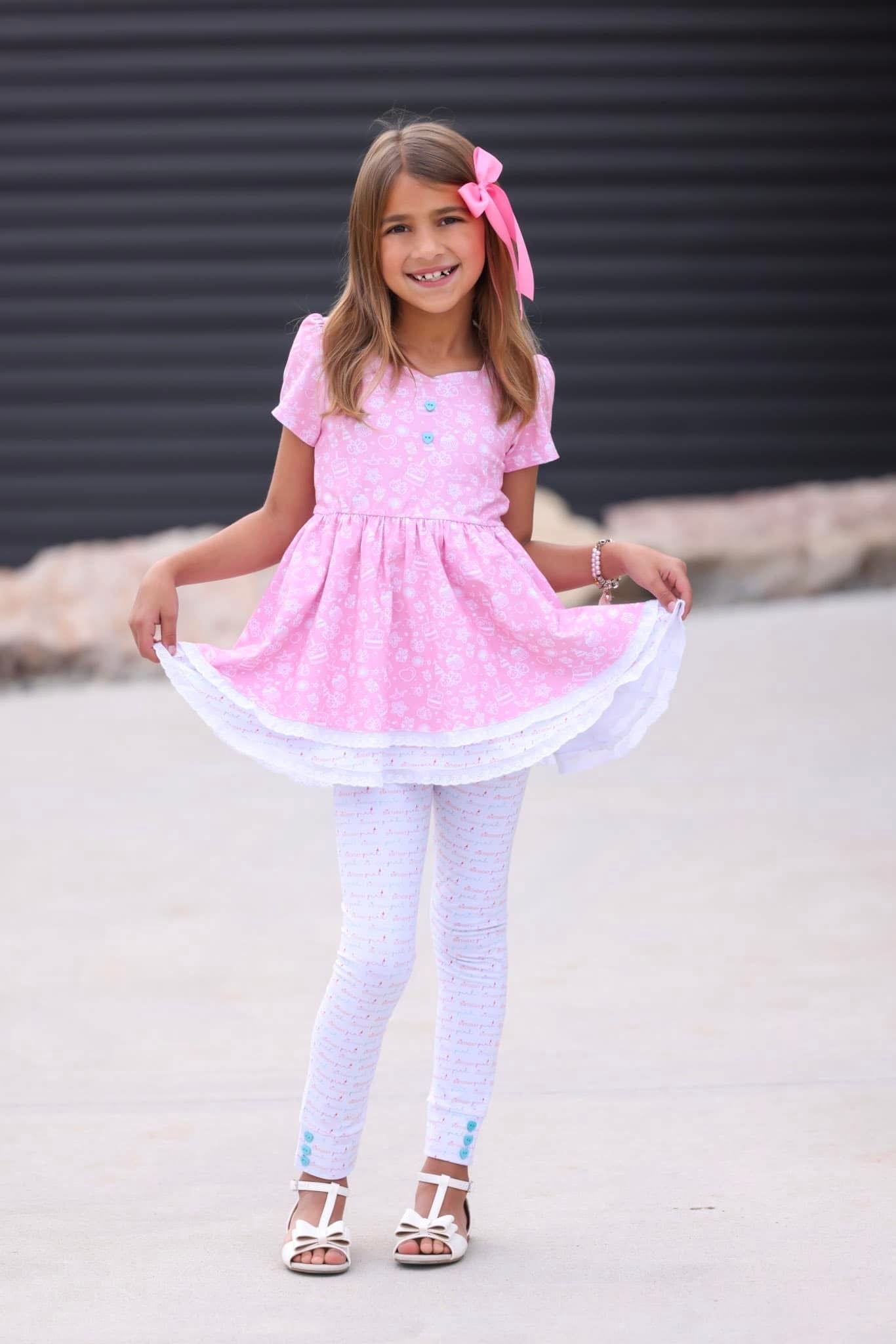 Birthday Girl Tunic Set (choice of bottoms)