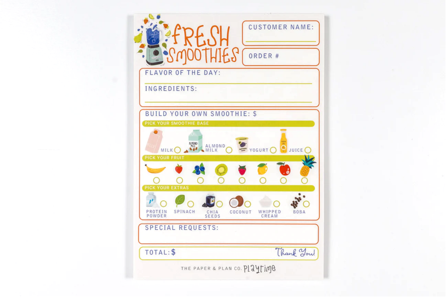 Smoothie Shop Playtime Pad®