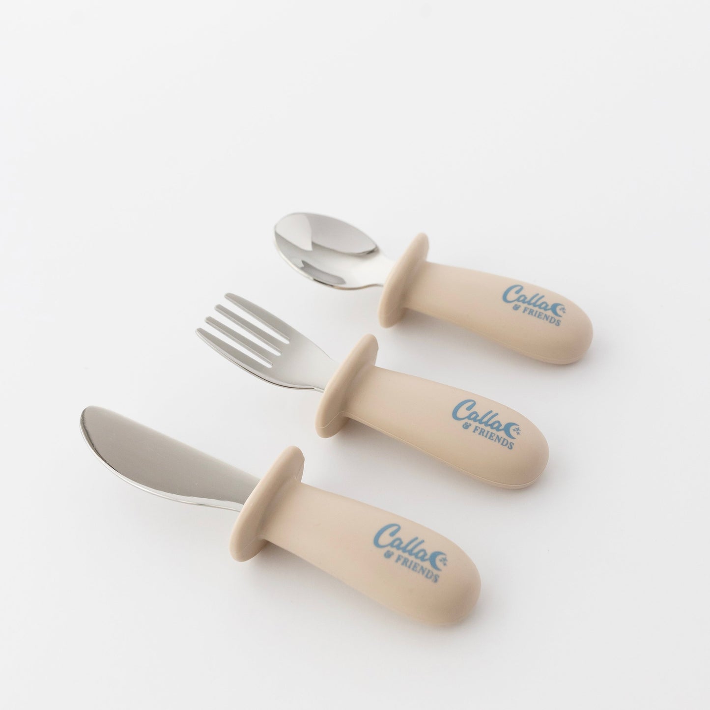 Silicone & Stainless Steel Toddler Utensil Set